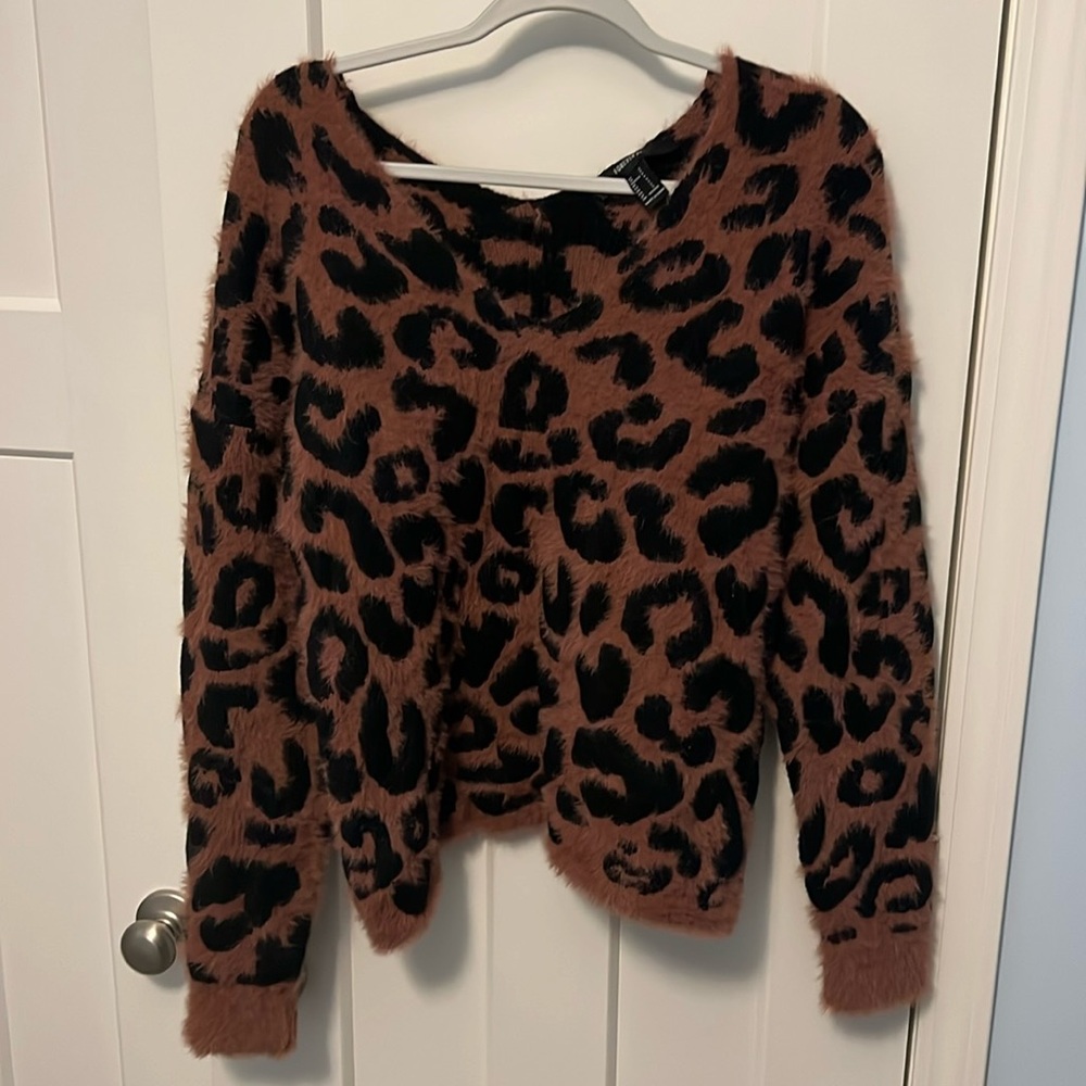 Forever 21 Cheetah Sweater